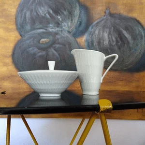 Hutschenreuther Zuckerdose und Kännchen, APART Design, MCM, Germany, 1950er - Bild 1 von 9
