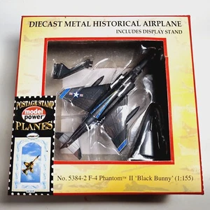 Model Power #5384-2 Postage Stamp 1/155 Plane Black Bunny F-4 Phantom II - Picture 1 of 2