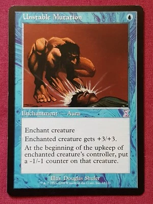 Magic The Gathering TIME SPIRAL TIMESHIFTED UNSTABLE MUTATION blue card MTG - Image 1 of 2