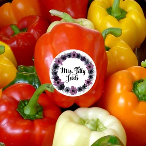 Paprika Samen Mix – 20 Samen, Bunte Sorten, Verschiedene Farben, Samenfest - Bild 1 von 2