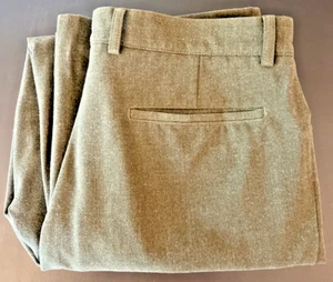 Claiborne Men's 34/30 Business Casual Dress Pants 4 Pockets PolyBlend Dark Green - Picture 1 of 7