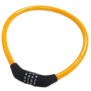4-Digit Combination Bike Cable Lock Anti-Theft Resettable Cable Lock for Bicycle - Picture 1 of 8