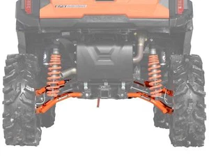 SuperATV High Clearance REAR Offset A-Arms for Polaris General 1000 / 4 (Orange) - Picture 1 of 6