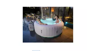 Lay-Z-Spa Paris Hot Tub with Built In LED Light System 140 AirJet Massage Syste - Picture 1 of 4