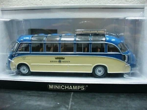 WOW EXTREMELY RARE Setra S8 Bus Panorama 1953 Kroiss Travel 1:43 Minichamps-MAN - Picture 1 of 2