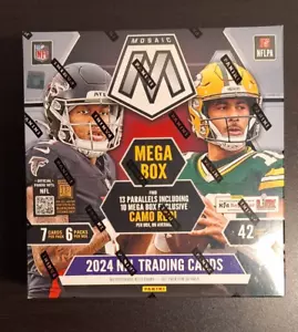 2024 Panini Mosaic Football Hobby Mega Box Sealed Camo Red Prizm - Picture 1 of 3