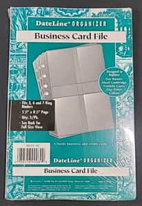 DateLine Organizer Business Card File - Picture 1 of 5