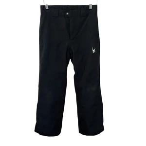 Pantaloni da sci snowboard Spyder bambini Thinsulate isolati neri taglia L unisex invernali - Foto 1 di 16