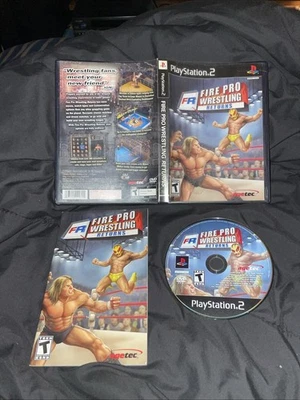 Fire Pro Wrestling Returns PS2 PlayStation 2 Черная Этикетка В коробке Полный Больше не издающийся VG+ - Изображение 1 из 4