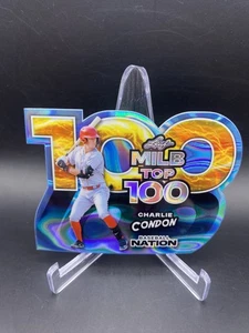 2025 Leaf Nation Charlie Condon MILB Top 100 Die Cut Lava 1/1 Rockies 🔥🔥 - Picture 1 of 3