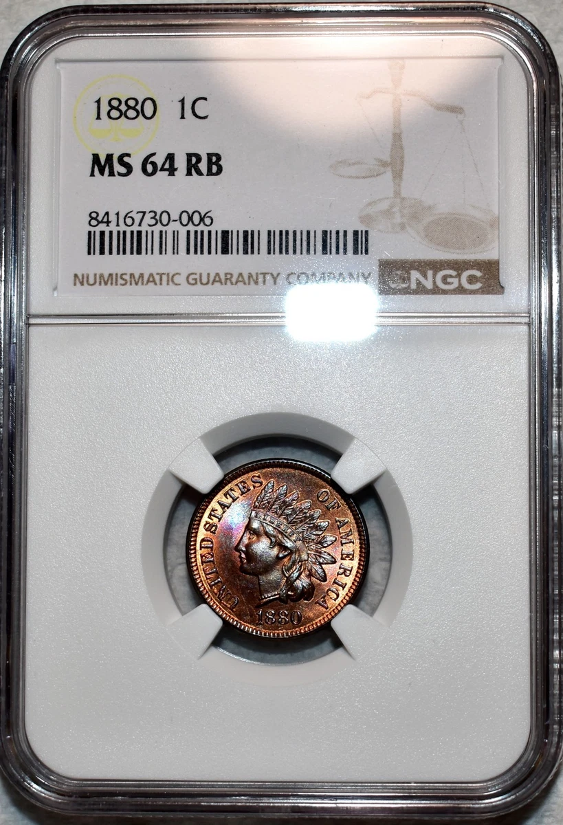 MS 64 Graded Indian Head Small Cents (1859-1909) for sale | eBay