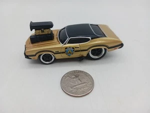 MUSCLE MACHINES 1:64 1970 OLDSMOBILE 442 Maisto Custom NY Police Dept Race Car - Picture 1 of 5