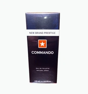 Prestige Commando von New Brand Eau de Cologne für Herren EDT 3,3/3,4 Unzen Neu im Karton - Bild 1 von 1