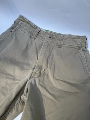 Pantalones Cortos Carga Abercrombie & Fitch Niños Y2K De Colección Tostado Caqui Talla 10 Foto 1 de 4