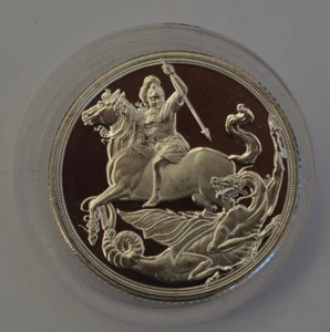 2019 Gibraltar Silver Proof Sovereign Coin - Picture 1 of 2