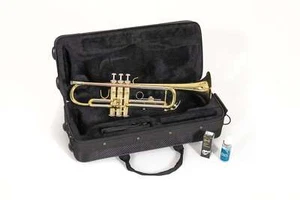 Bach Bb-Trompete TR650 | Top Einsteigerinstrument | Goldmessing Mundrohr | Zubeh - Bild 1 von 4