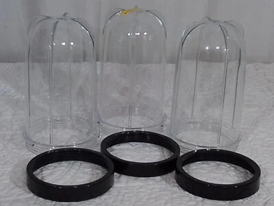 Lot x 3 Replacement Large Cups for MAGIC BULLET Blender Cups and Lids - Image 1 of 4