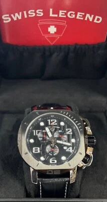 Swiss Legend Men's 10537-01-BB Scubador Analog Display Swiss Quartz Black Watch - image 1 of 2