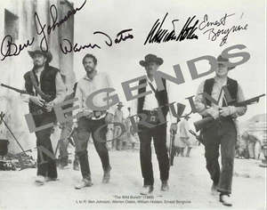 THE WILD BUNCH AUTOGRAPHED 8"x10" B&W Photo Reprint - Bild 1 von 1