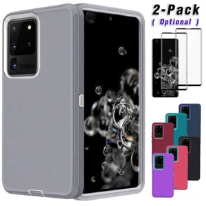 For Samsung Galaxy S20/S20+/Ultra 5G Case Heavy Duty Hard Cover+Screen Protector - Picture 1 of 61