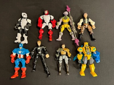 MARVEL SUPER HERO / STAR WARS / TRANSFORMERS MASHERS LOT LUKE CAPTAIN AMERICA - image 1 of 2