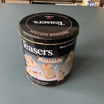 Cardinal 7 Different Brain Busters Teasers Vintage1987 Crafted Solid Wood 690T  - Image 1 of 4