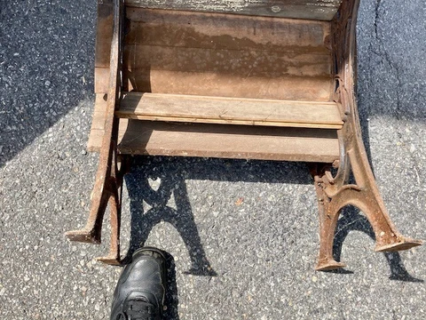 Pair Stafford Antique School Desks, c 1910 Cover
