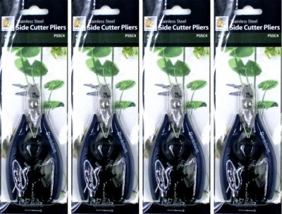 (4) Pair Danielson 4 1/2" Stainless Steel Side Cutter Fishing Pliers Brand New - Image 1 of 2