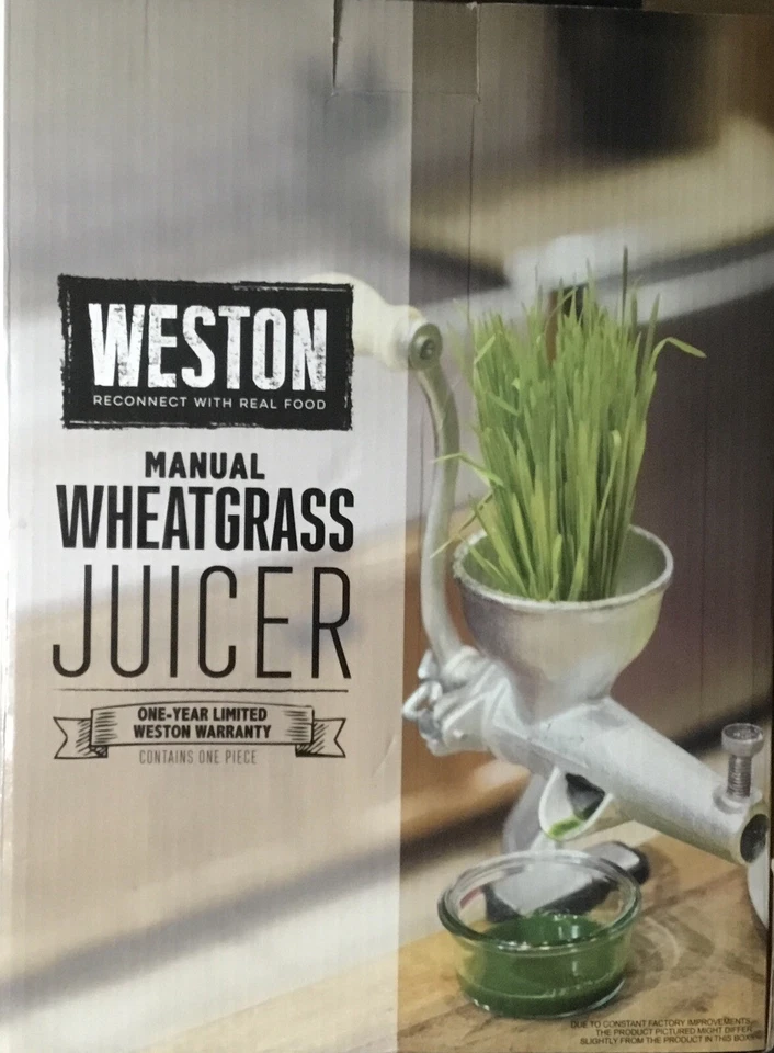 Weston Wheatgrass Juicer Manual Hand Crank Extraction Heavy-Duty  36-3701-W - Image 1 of 4