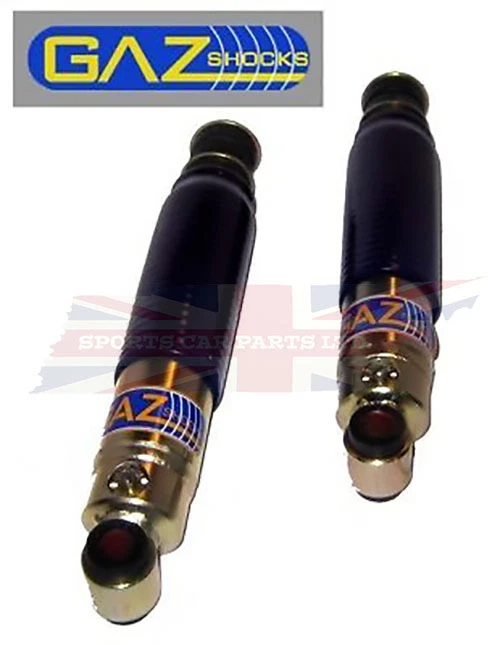 New Pair GAZ Performance Front Shocks Shock Set Triumph TR6 TR250 TR4A Made UK - Image 1 of 1