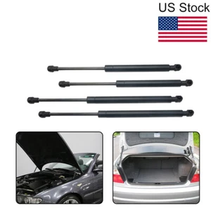 4Pcs Front Hoods & Rear Trunks Gas Struts For BMW BMW E46 3 Series 323i 325i etc - Picture 1 of 19