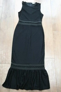 NEW&TAGS ASOS pencil peplum ruffle dress SIZE 10 occasion party prom ball mesh - Picture 1 of 5