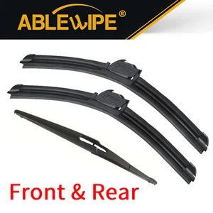ABLEWIPE 22"22"12" Front and Rear Wiper Blades Fit for 2007-2006 Saab 9-5, 3pcs - Picture 1 of 5