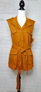 Lane Bryant Women's khaki utility vest waistcoat size 18/20 New With Tags - Picture 1 of 6