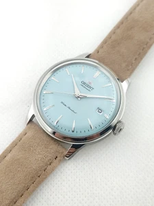 Orient Bambino V7 38mm Automatic Watch - Blue - RN-AC0M06L10B - Limited Edition - Picture 1 of 7
