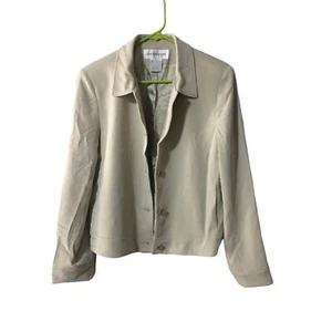 JONES NEW YORK BEIGE CAREER JACKET WOMENS 12 NWT - Bild 1 von 5