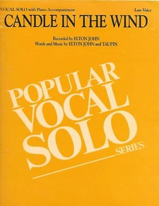 KERZE IM BLÄSER NOTEN VON ELTON JOHN & TAUPIN - Bild 1 von 1