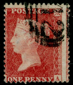 SG40, 1d rosa-rojo, LC14, USADO. Cat £12. - Imagen 1 de 1