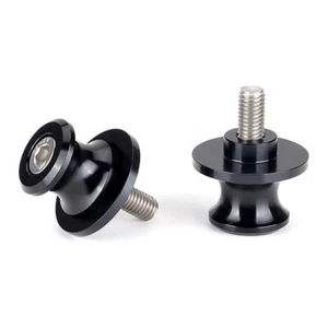M10 10mm Swingarm Stand Spools Slider for Kawasaki Ninja 250 300 - Picture 1 of 5