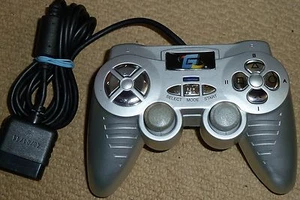 PLAYSTATION 2 PS2 WIRED CONTROLLER - Silver Game Control Pad GamePad Dual Analog - Picture 1 of 1