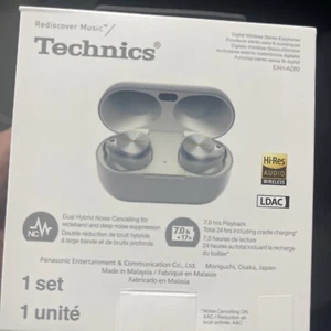 Technics Premium Hi-Fi True Wireless Bluetooth Earbuds - EAH-AZ80-S (Silver) - Picture 1 of 4