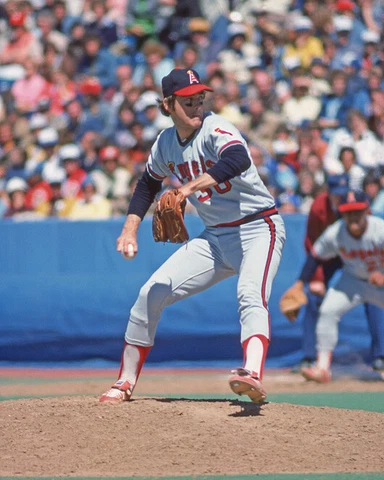 1977 California Angels NOLAN RYAN Glossy 8x10 Photo Print Poster HOF 99 Cover