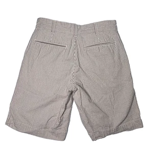 Ralph Lauren Shorts Boys 10 Beige Chino Seer Sucker Flat Front Golf Preppy Beach - Picture 1 of 10