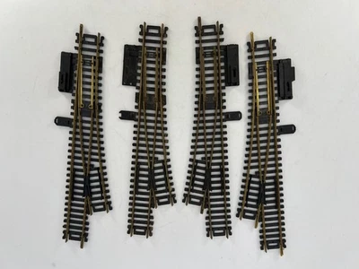 Casadio #4 HO Scale Lot of (4) Switch Track Right Hand/Left Hand Good Condition - Image 1 of 4