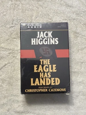 Jack Higgins The Eagle Has Landed Books on 9 Cassette Tape Unabridged NEW SEALED Foto 1 de 4