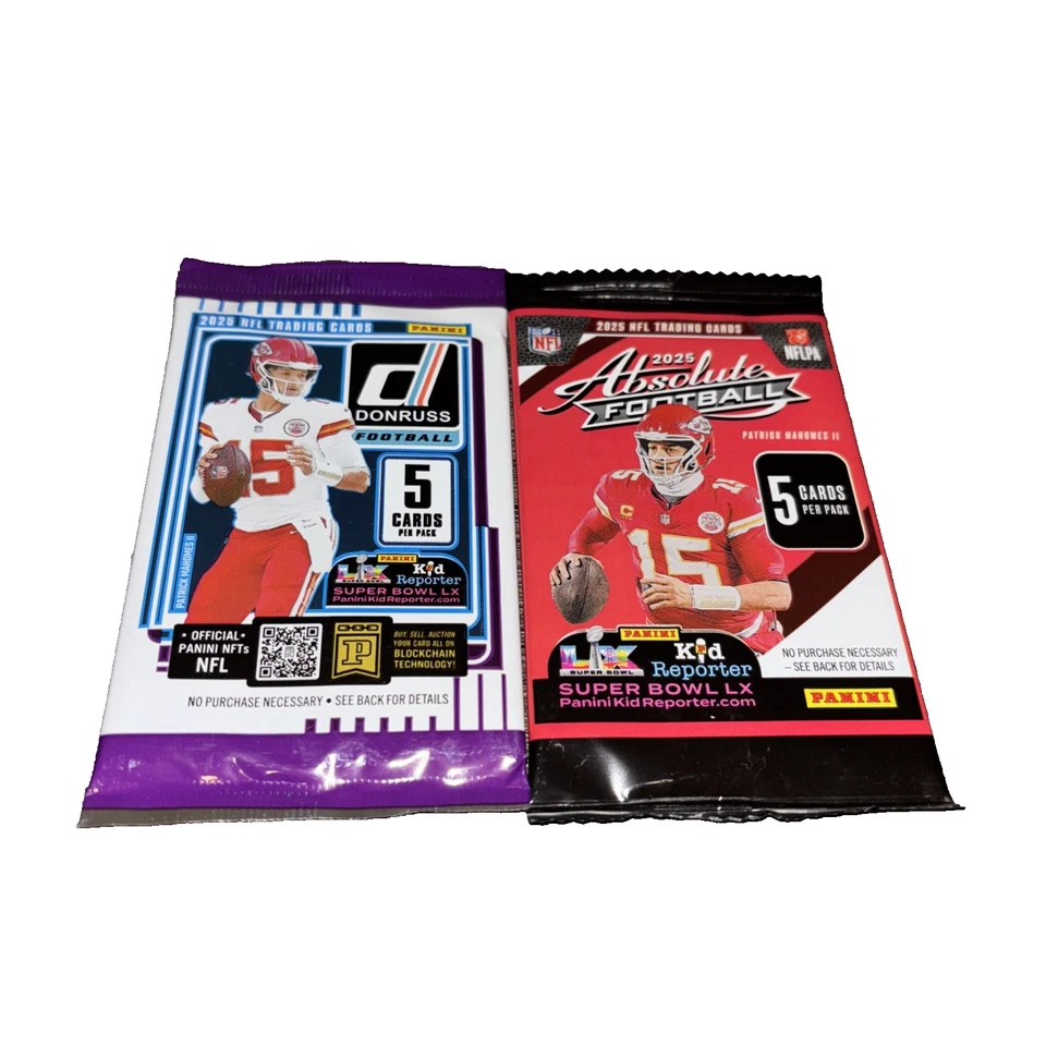 2025 Panini NFL Absolute Football 48 Packs Lot w/Gravity Feed Box (KABOOM HUNT )