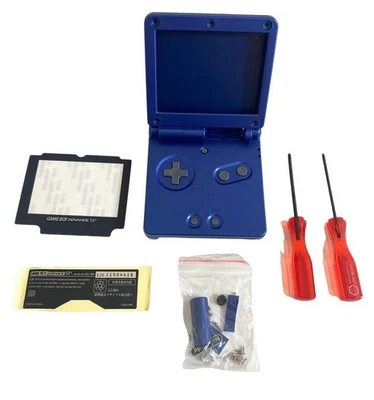 PROJECTCHASE Replacement Housing for Nintendo GBA Game Boy Advance SP Shell Cobalt Blue