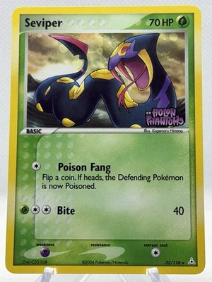 Pokemon Card - Seviper Holon Phantoms Stamped 32/110 Reverse Holo - Image 1 of 2