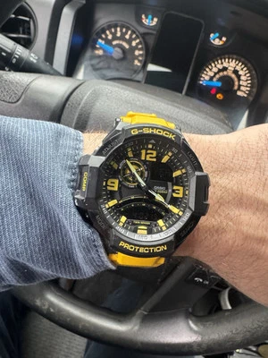 Casio G-Shock Gravitymaster двойной датчик авиации GA-1000-1ADR канарейка желтый - Изображение 1 из 4