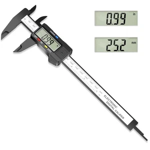 Digital Caliper Calipers Measuring Tool, 0-6inches Electronic Caliper with Pr... - Picture 1 of 7